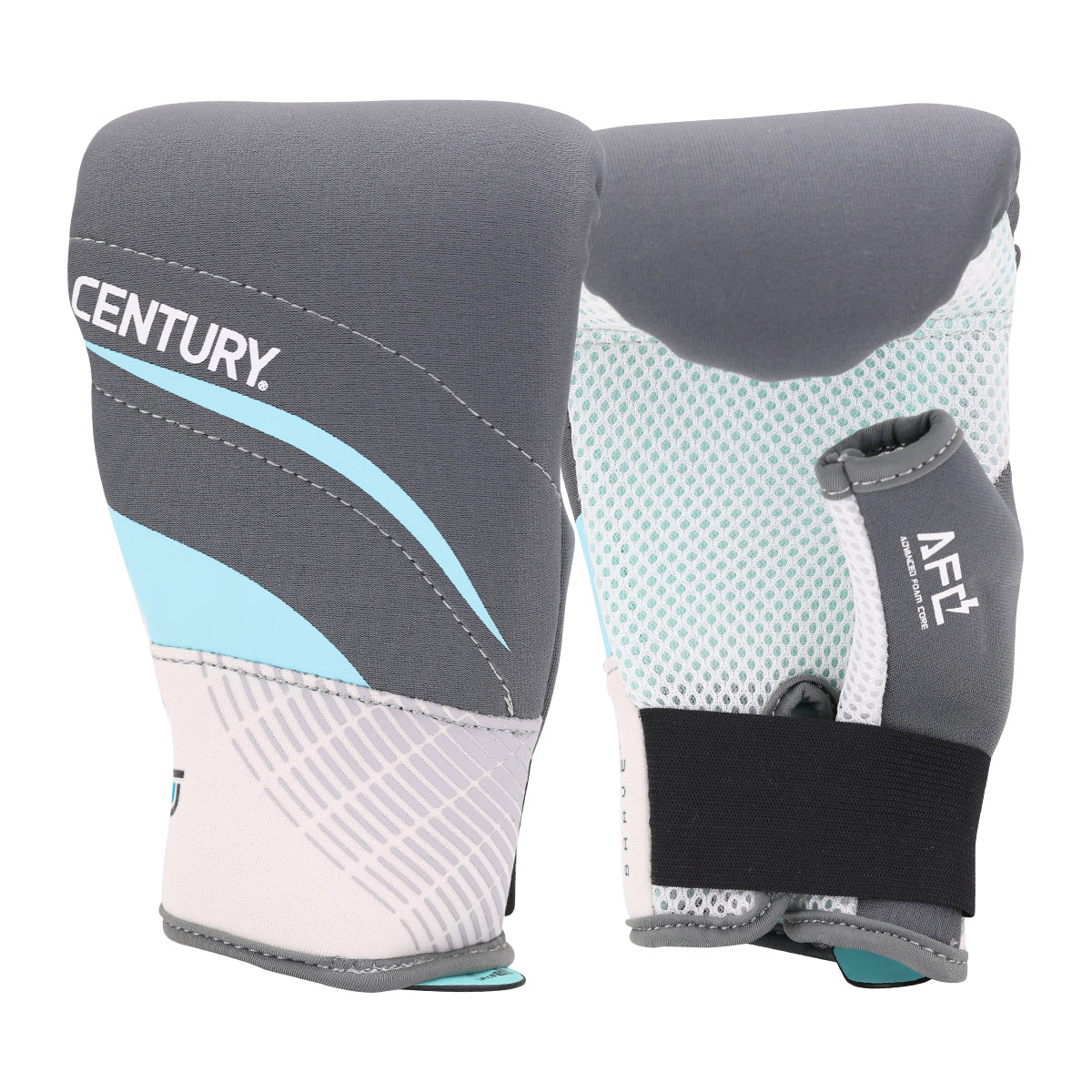 Brave Women's Neoprene Bag Gloves (White/Teal)