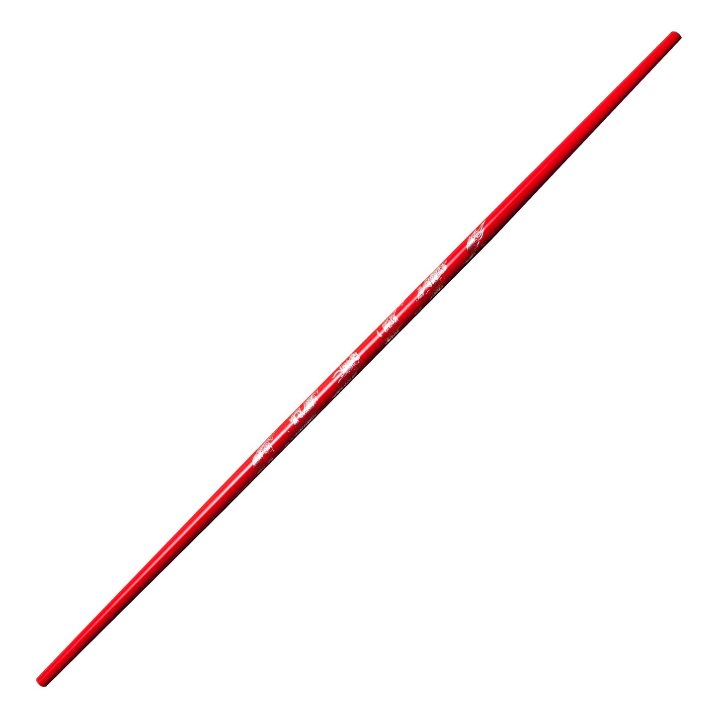 ProForce® Dragon Competition Bo Staff Red w/Silver 4'