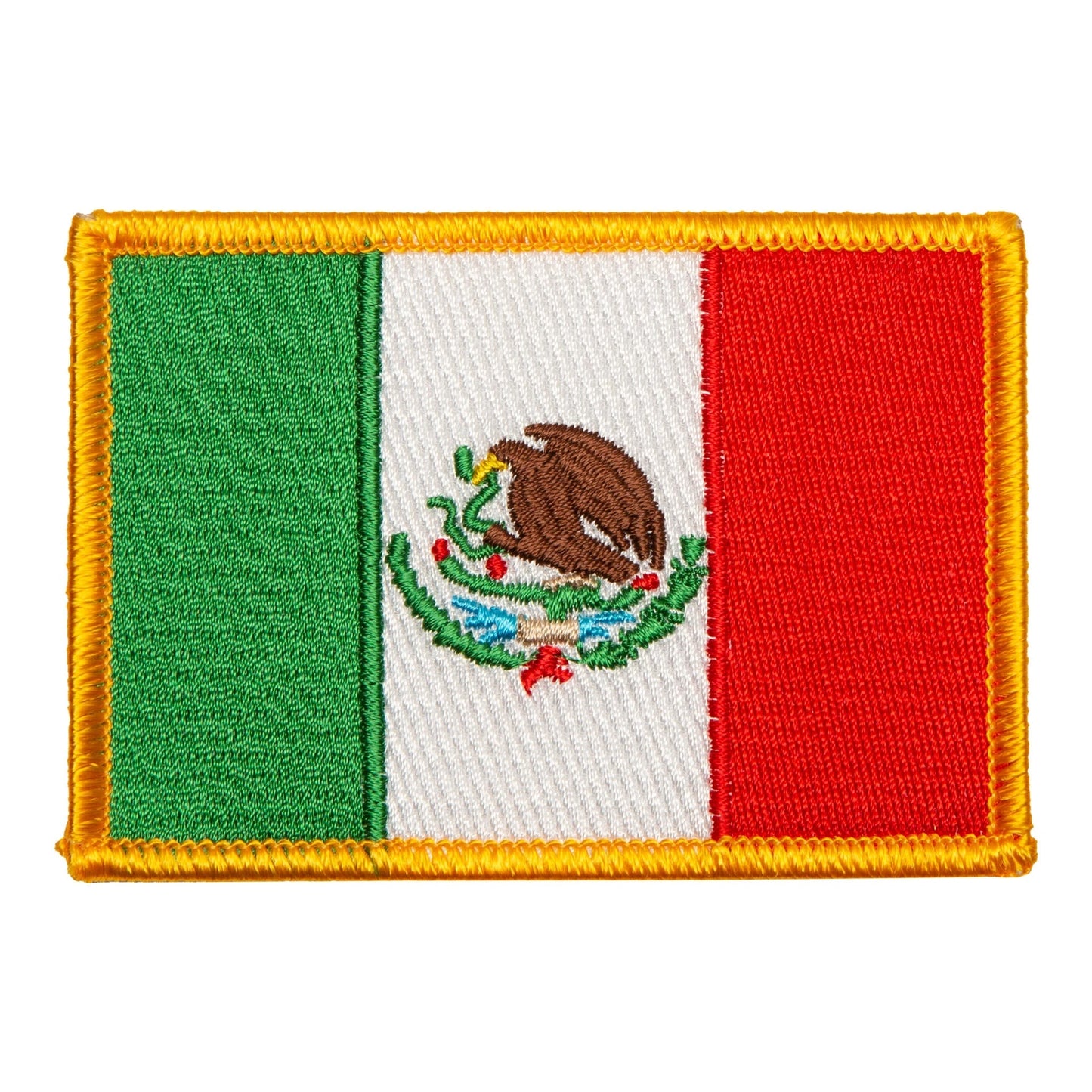 Mexican Flag Patch 2.25"x3.5"