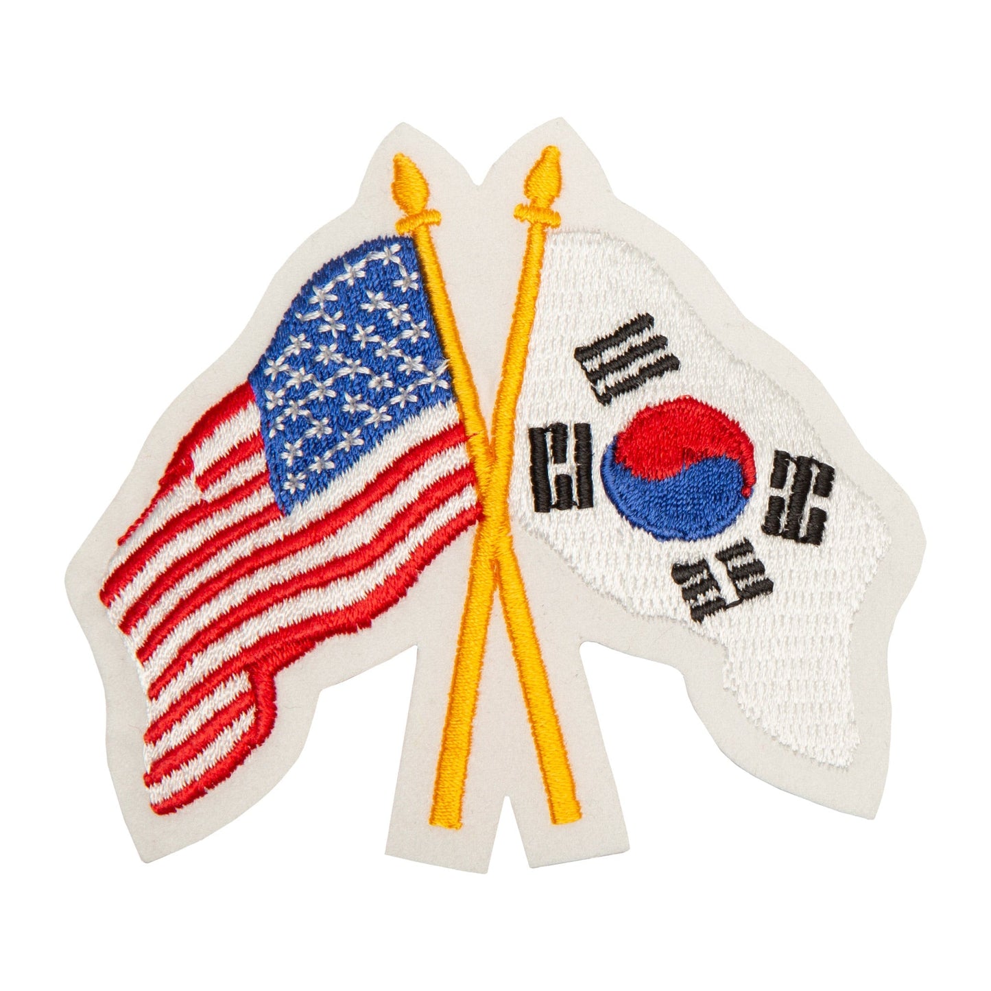 Crossed Flags Patch