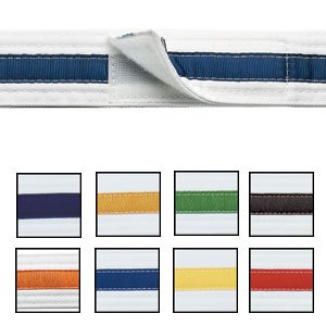 Adjustable Striped White Belt