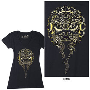 Sanbon V-Neck Lion Women's Tee