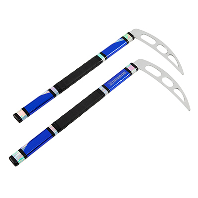 G-Force Blue Swirl Kama with Oval Blade
