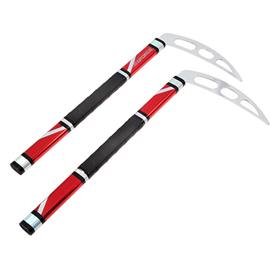 G-Force Red Swirl Kama with Oval Blade