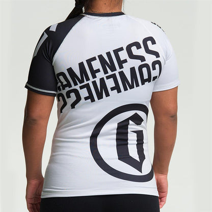 Gameness Female Short-Sleeve Pro Ranked Rash Guard