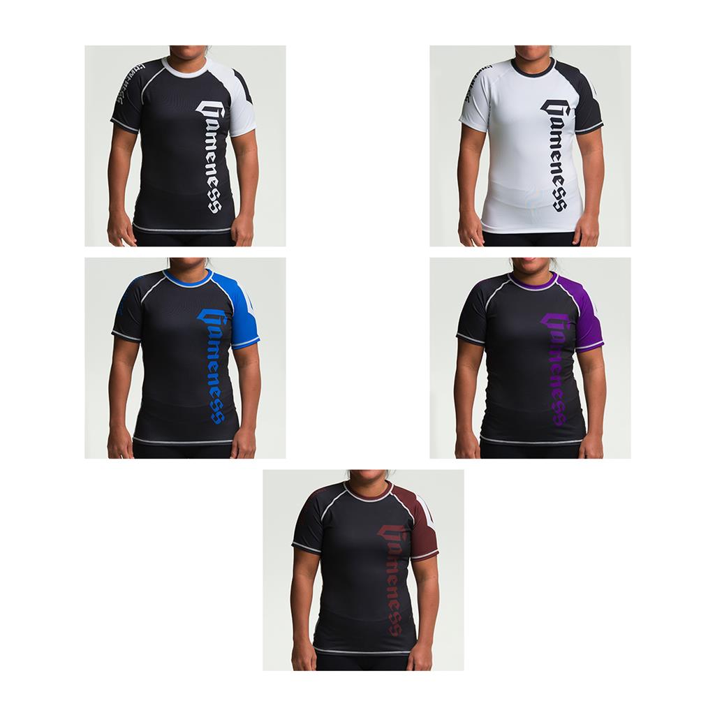 Gameness Female Short-Sleeve Pro Ranked Rash Guard