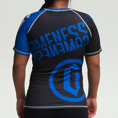 Gameness Female Short-Sleeve Pro Ranked Rash Guard