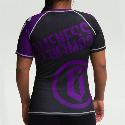 Gameness Female Short-Sleeve Pro Ranked Rash Guard