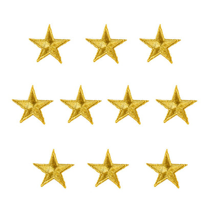 Iron-On Star Patches - 10 Pack