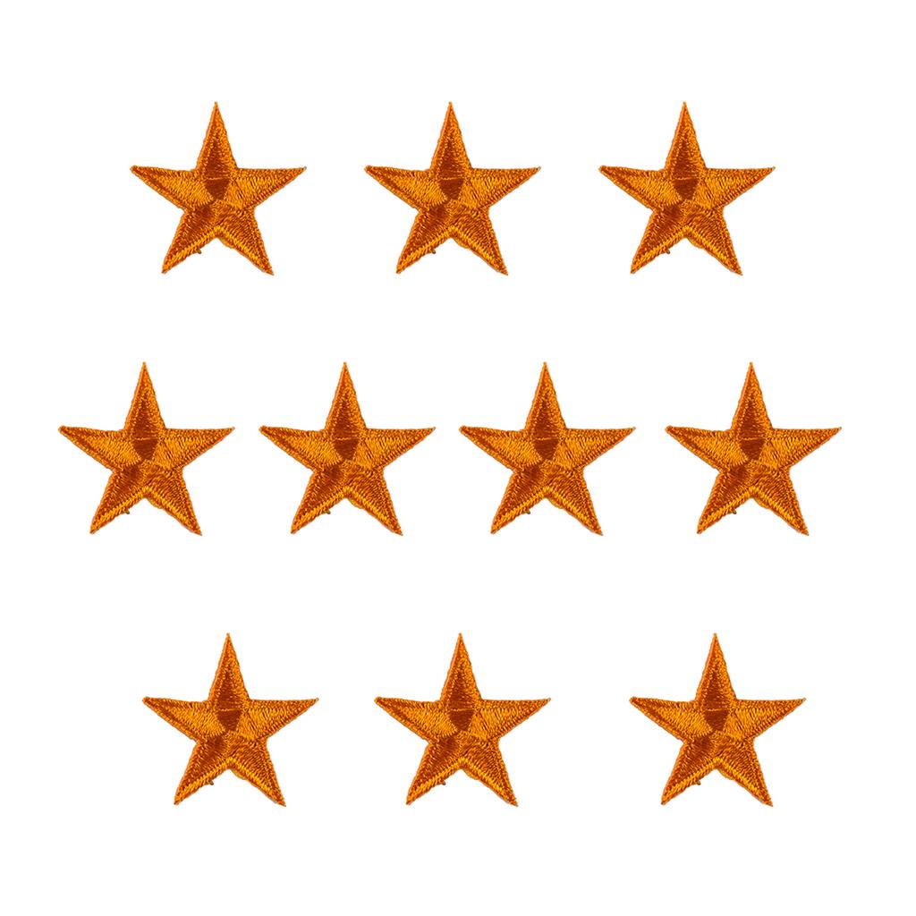 Iron-On Star Patches - 10 Pack