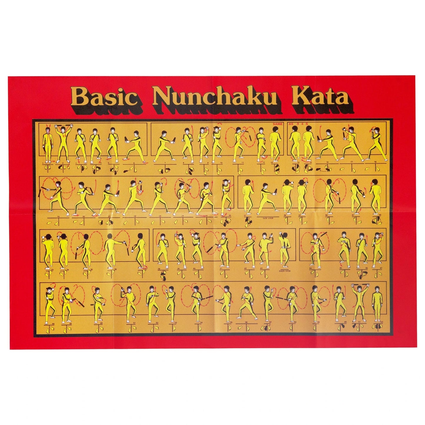 Basic Nunchaku Kata Poster