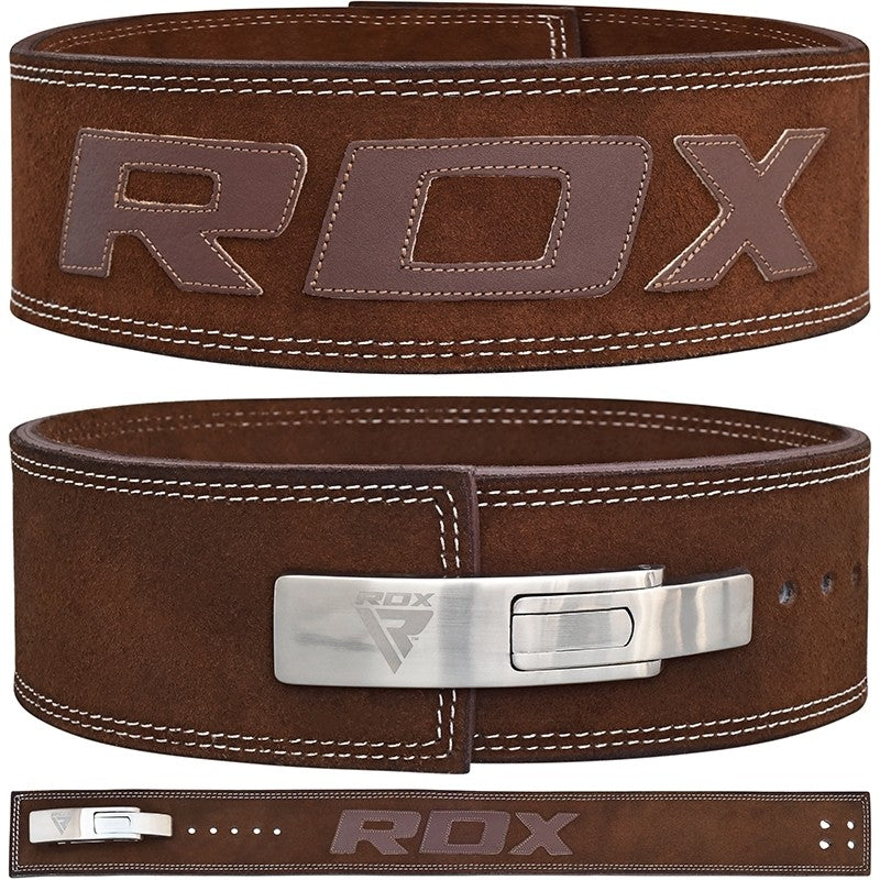 RDX 4 INCH IPL / USPA & World Powerlifting Congress APPROVED Powerlifting Leather Gym Belt