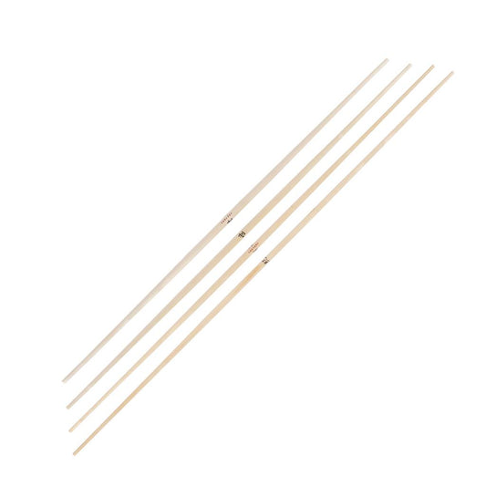 Tapered White Wood Lotus Kanji Bo Staff