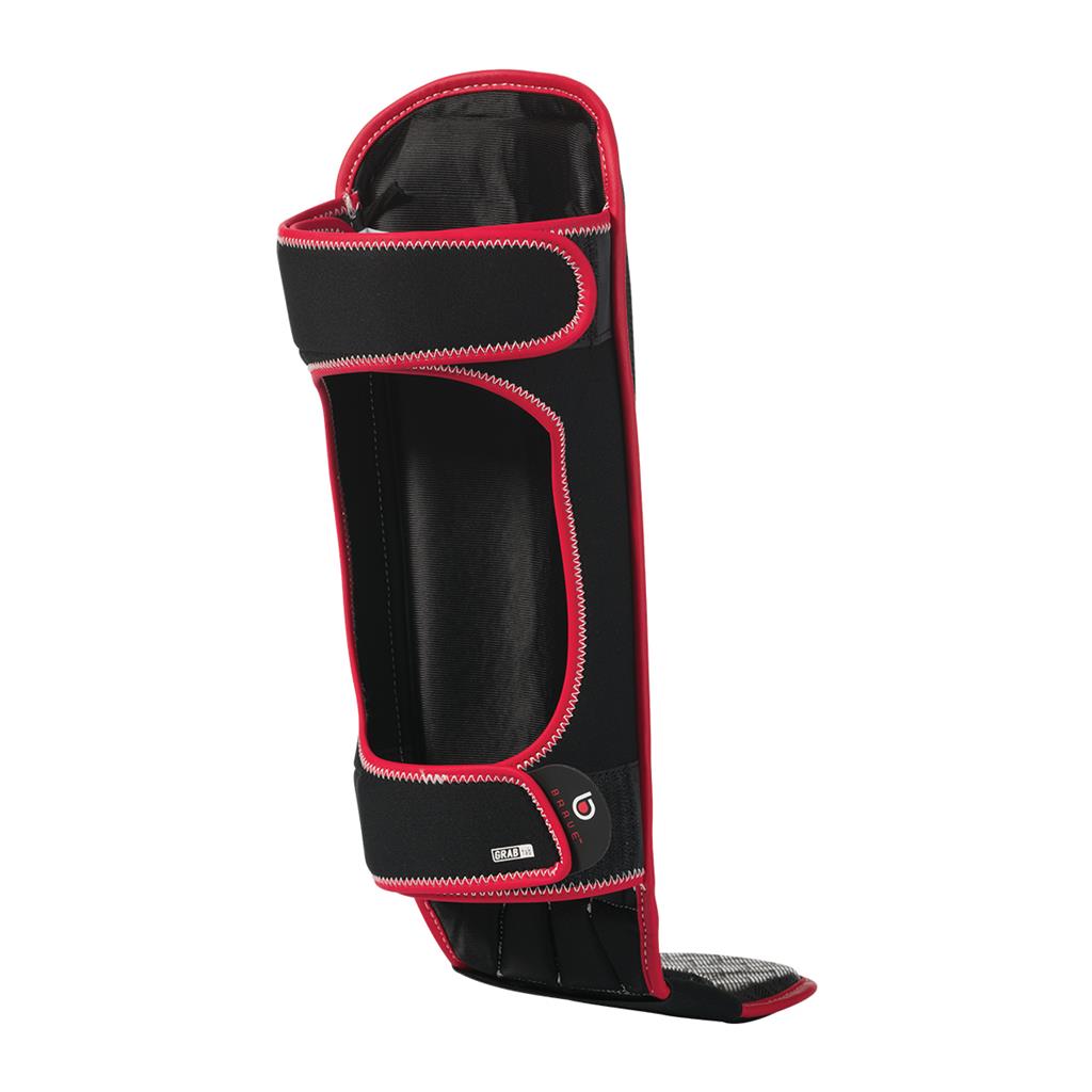 Brave Shin Instep Guards - Red/Black