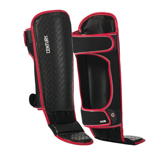 Brave Shin Instep Guards - Red/Black