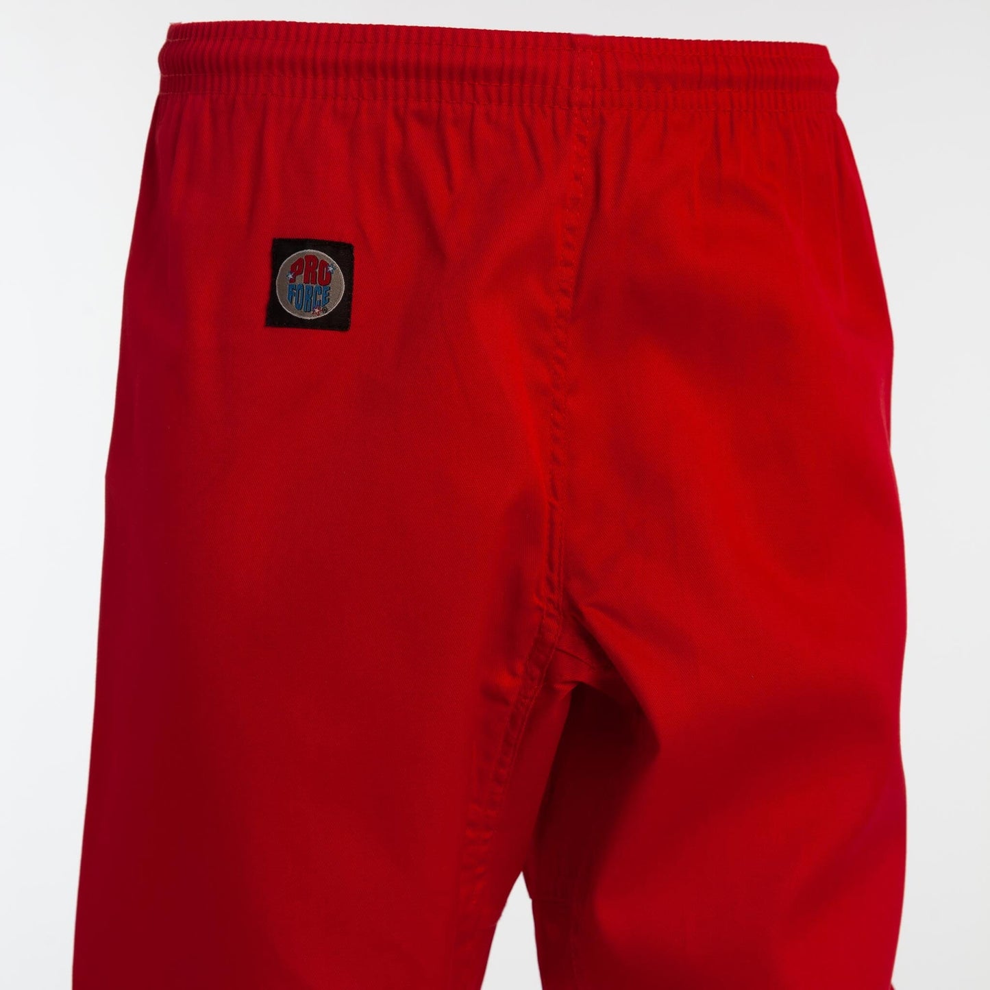 ProForce® Classic Karate Uniform (Elastic Drawstring w/Free Belt) 5 oz. 60/40 Blend Red