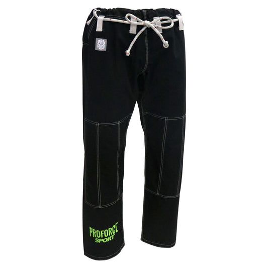 ProForce Sport Ripstop BJJ Pant w/ Neon Green logo