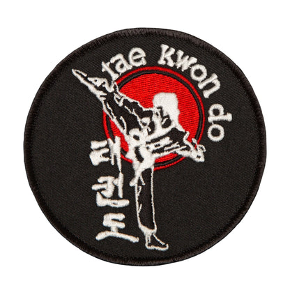 Tae Kwon Do Sidekick TKD Patch 3.75"