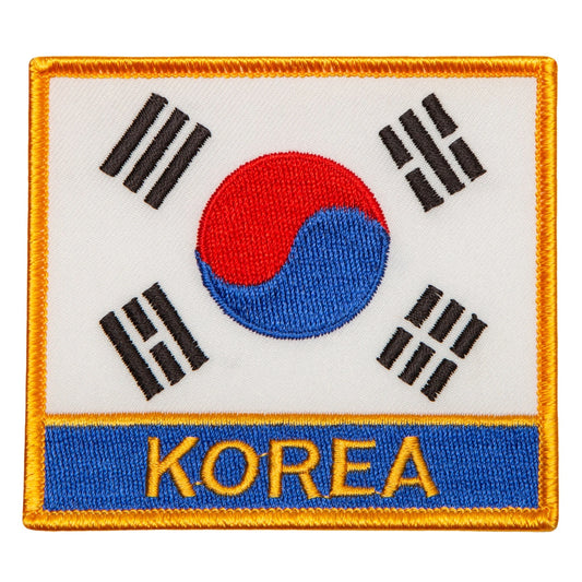 Korea Flag/Korea Patch 4"x3