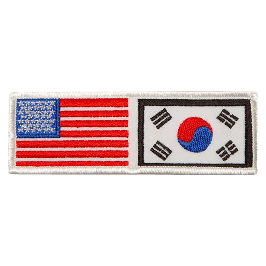 USA/Korea Patch 4"x1.25"