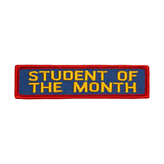 Student of the Month Patch 4"x1"