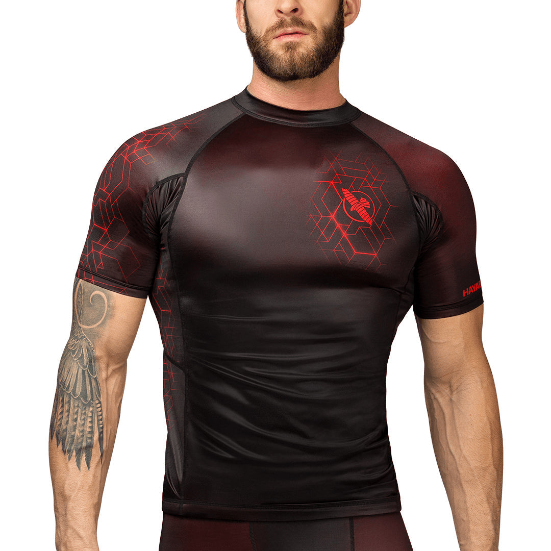 Hayabusa Geo Rash Guard Short Sleeve