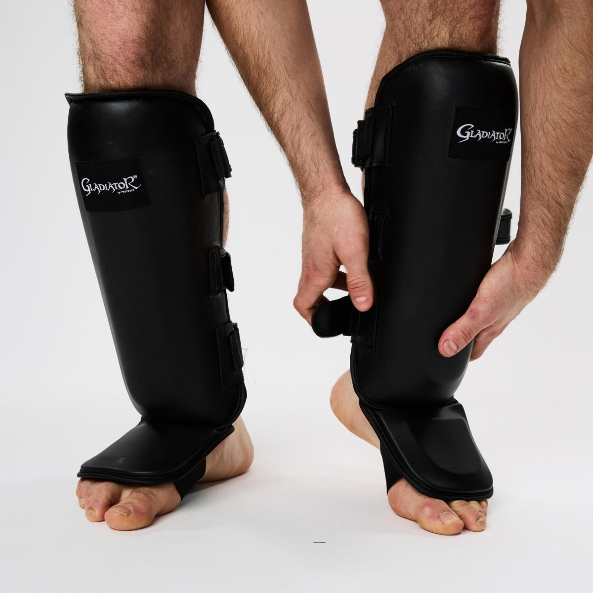 ProForce® Gladiator MMA Muay Thai Shin & Instep Guard Black