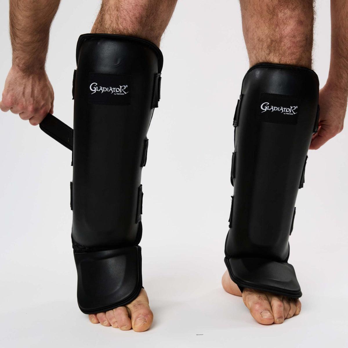 ProForce® Gladiator MMA Muay Thai Shin & Instep Guard Black