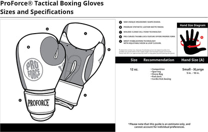 ProForce® Tactical Boxing Training Glove 12oz.