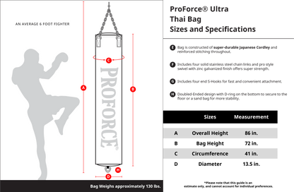 ProForce® Ultra Thai Heavy Bag