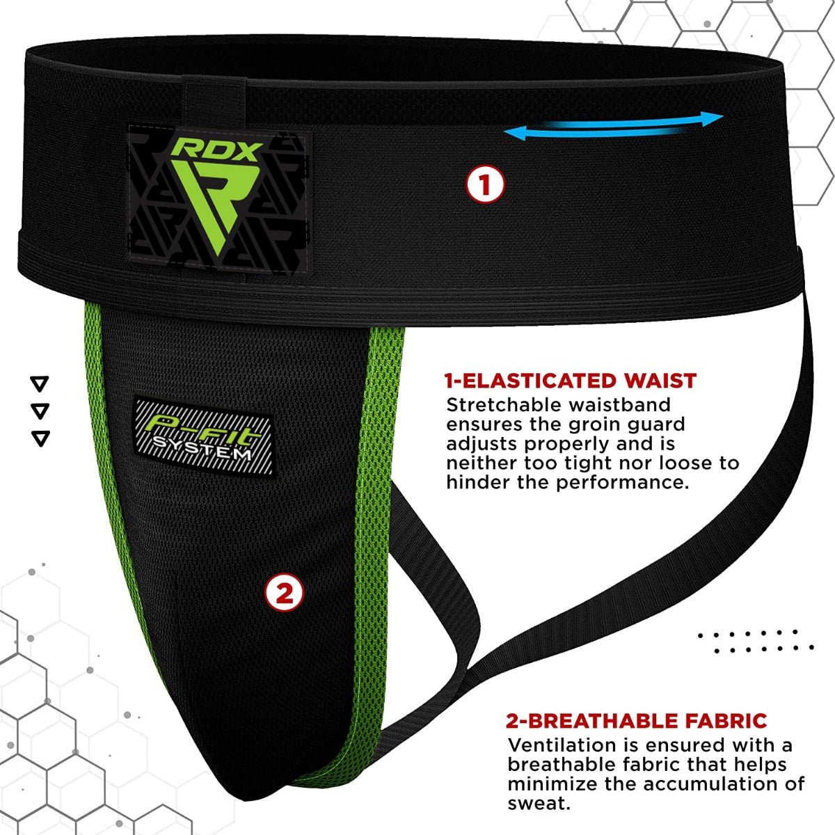 RDX H1 Groin Guard support with Gel Cup