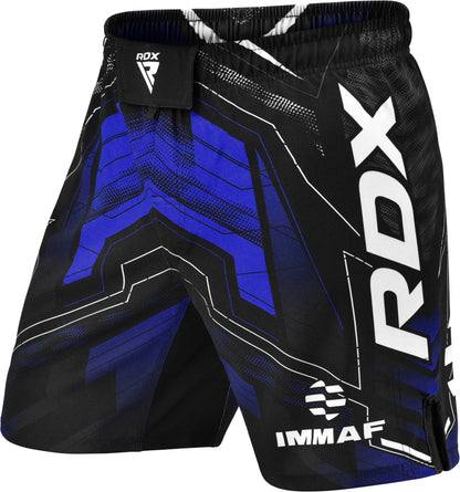 RDX IMMAF Approved MMA Fight & Training Shorts Blue