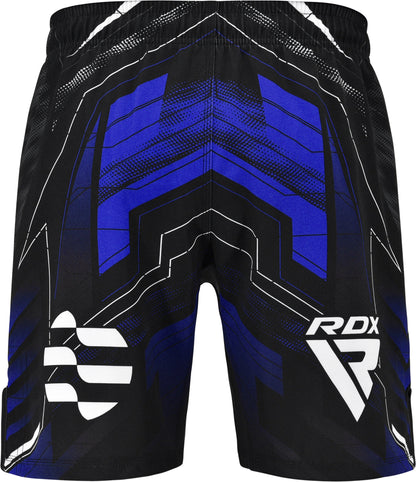 RDX IMMAF Approved MMA Fight & Training Shorts Blue