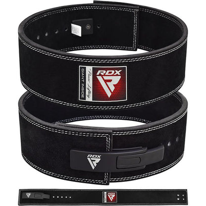 RDX 4 INCH IPL / USPA & World Powerlifting Congress APPROVED Powerlifting Leather Gym Belt