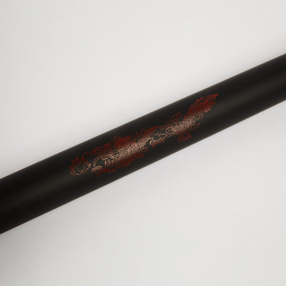 Foam Covered Bo Staff - Black w/ Red Dragon