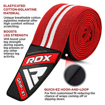 RDX K4 Weightlifting Knee Wraps OEKO-TEX® Standard 100 certified