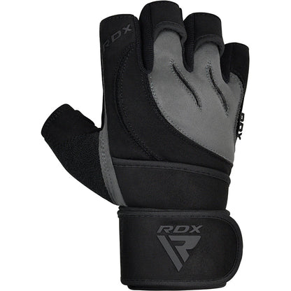 RDX L4 Open Finger Weightlifting Gym Gloves