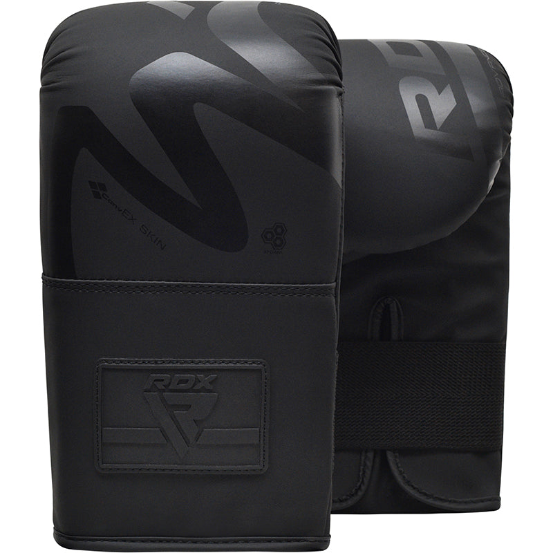 RDX F15 Noir Bag Gloves 4OZ Black