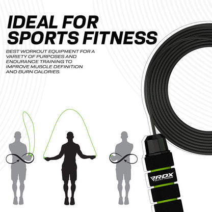 RDX W1 Jump Rope With Foam Handles