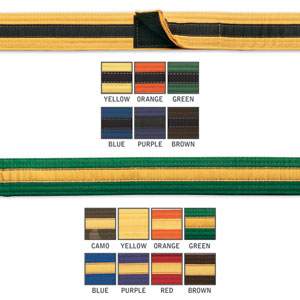 Single Wrap Striped Belt