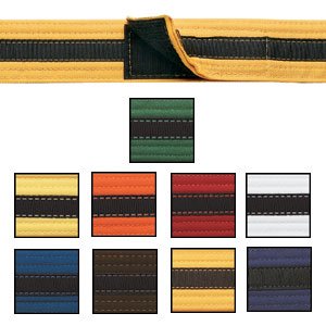 Adjustable Black Stripe Belt