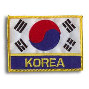 Korea Flag-Deluxe Patch