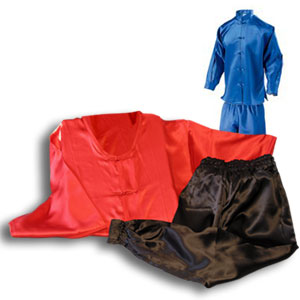 Traditional Long Sleeve Kung Fu Uniform, 100% Silk